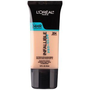 L'oreal Infallible Pro Glow Foundation 30mL shade 204 Natural Buff
